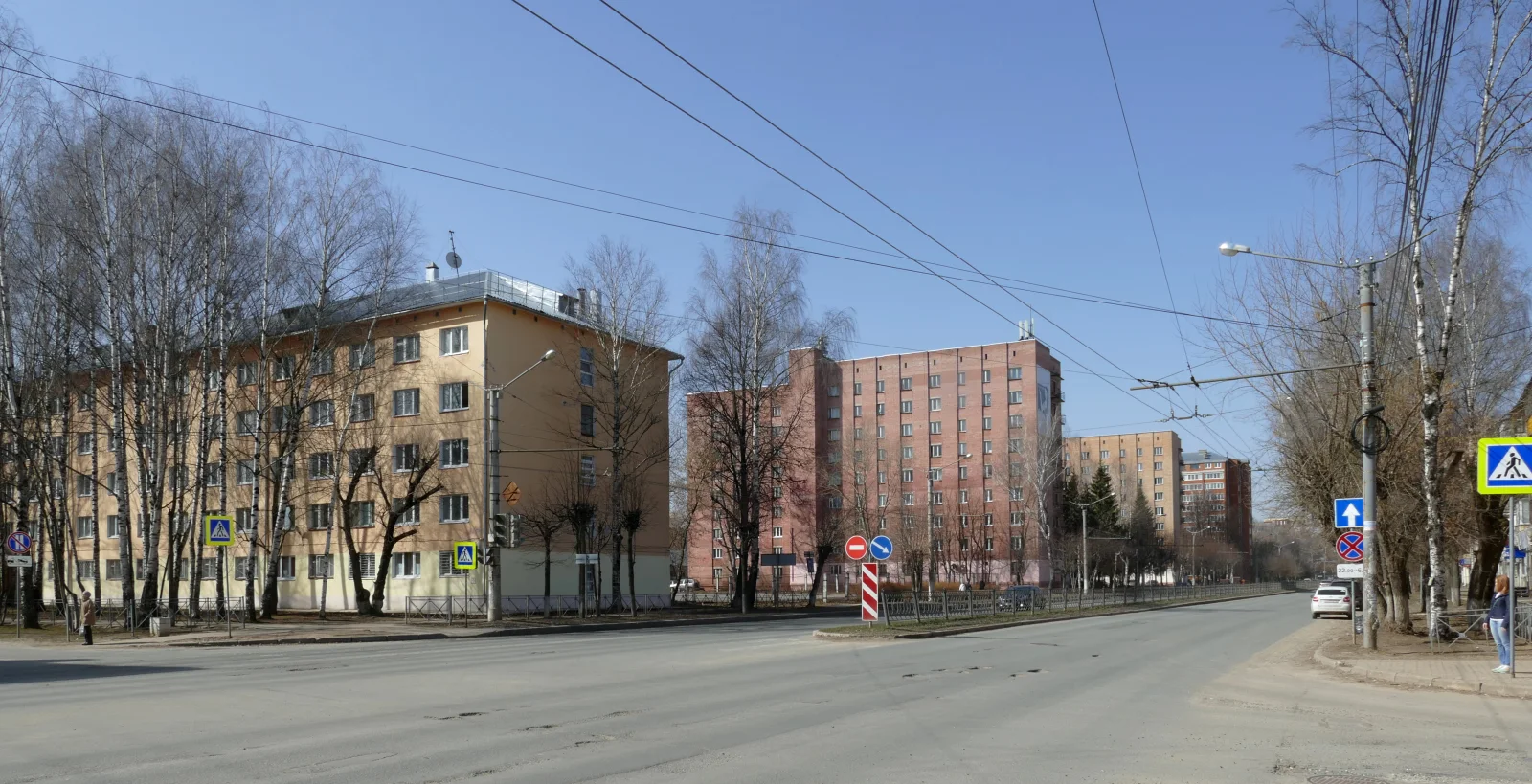 Здания студенческих общежитий МарГУ на Красноармейской улице в Йошкар-Оле